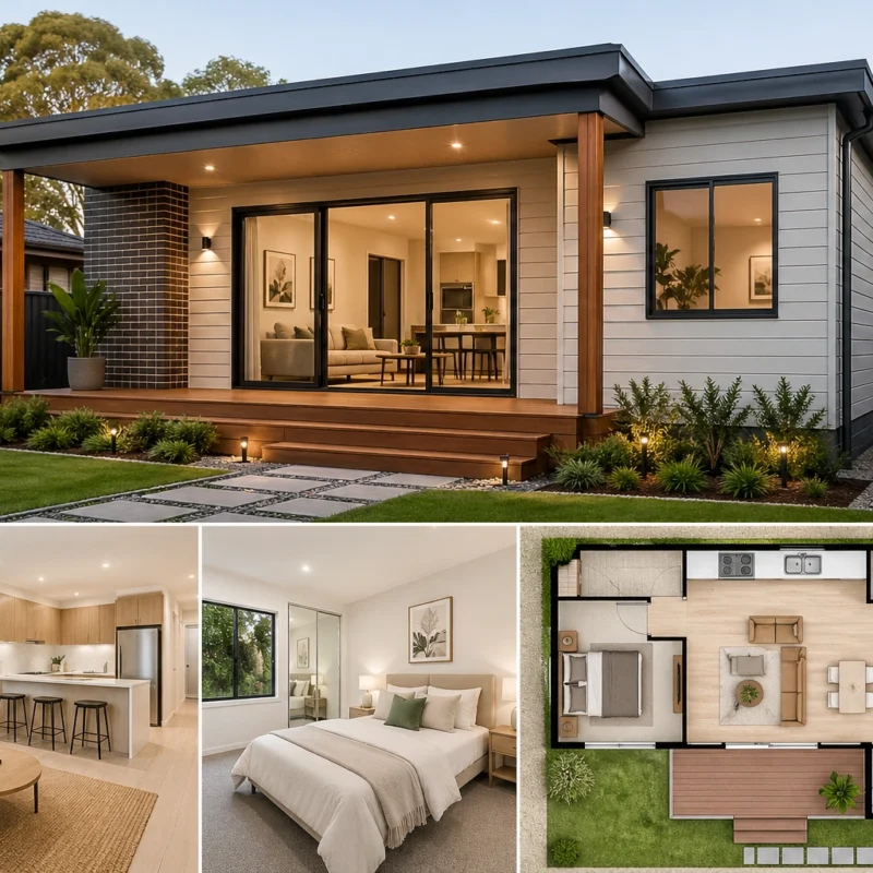 Affordable 2 Bedroom Granny Flat Designs