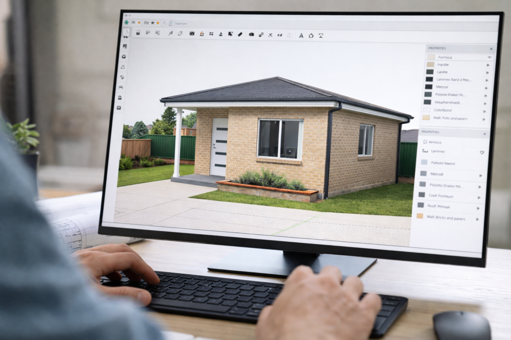 Granny Flat Builder - design process