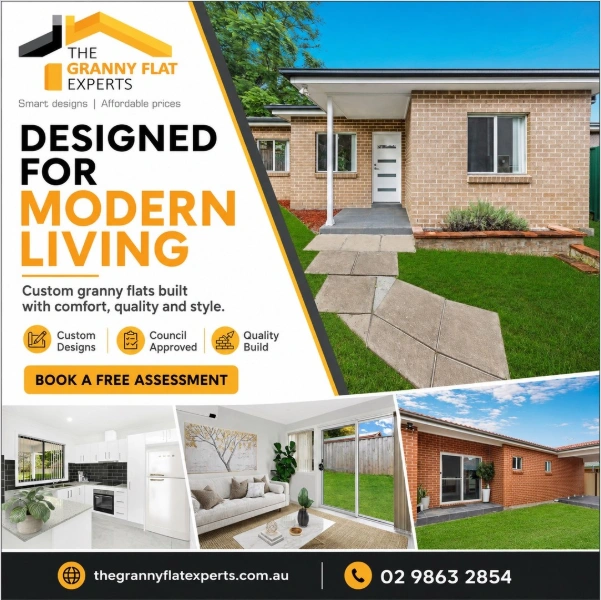 Smart 2 Bedroom Granny Flat Layout